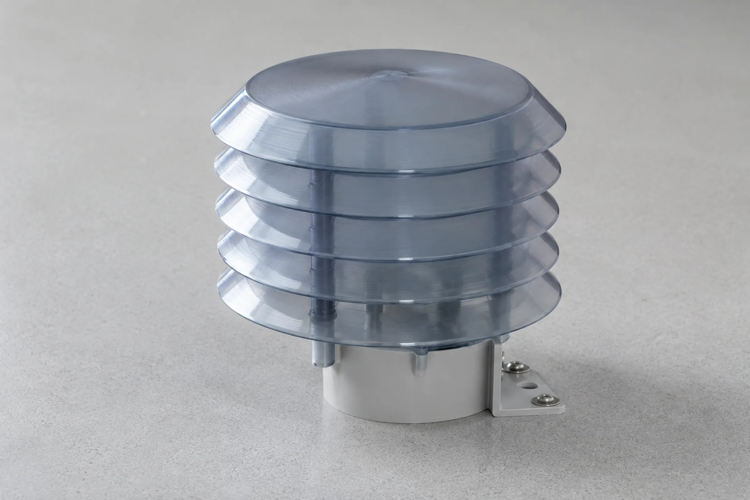 Gedruckte Wetterschutzhaube für einen Außensensor